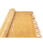 TARCHA Mustard Rug 80x250cm - 100% Cotton, Handwoven, Soft Texture, Durable & Lightweight - Perfect for Living Room, Bedroom, or Hallway