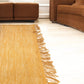 TARCHA Mustard Rug 80x250cm - 100% Cotton, Handwoven, Soft Texture, Durable & Lightweight - Perfect for Living Room, Bedroom, or Hallway