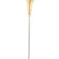 8 Gold Piece White Wondercandle® Classic – Elegant Set of 8 White Candles with Gold Accents – Perfect for Special Occasions, Celebrations, and Holiday Décor