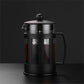 350ml Black Plastic Case Coffee Press High Temperature Resistance Glass Press Coffee Maker French Press