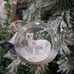 Playful Cat Bauble - Celebrate the Season with Feline Charm | Hand-Painted Holiday Ornament for Christmas Tree Decoration | Unique Cat Lover Gift | Glitter Accents & Festive Design