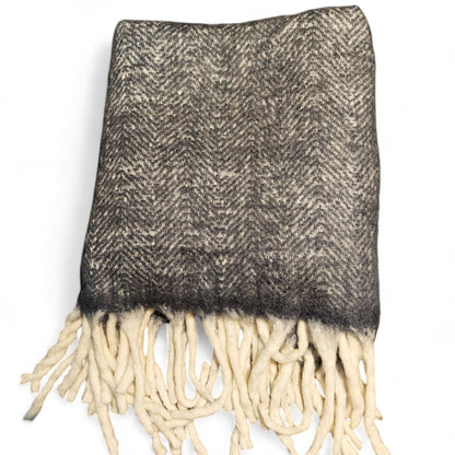 KALAMBOLI Blanket 130x170cm - Soft Wool Blend (80% Wool, 20% Nylon), Lightweight & Durable Throw, Cozy Warmth for All Seasons, Ideal for Bed, Couch, or Travel, Easy Care