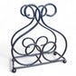 Classic Charm Black Iron Napkin Holder - Elegant Tabletop Accessory for Dining and Entertaining