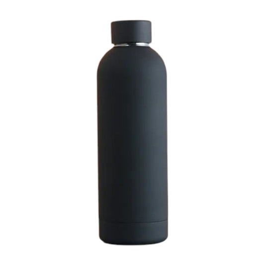 Vacuum Thermos sport water bottles 350ml  Black