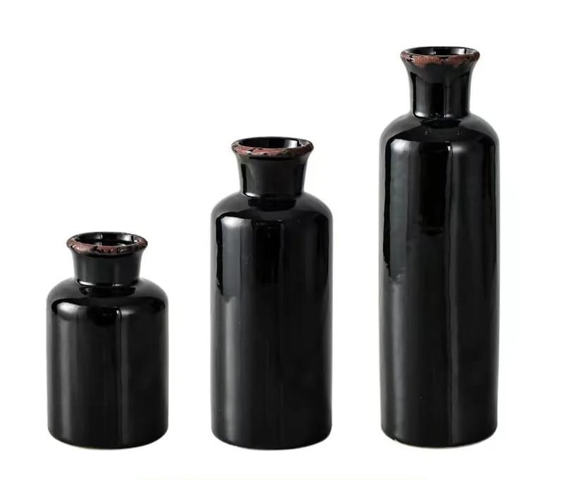 Long Standing Green Designer Design Custom Contemporary Decoration Handmade Ceramic Vase