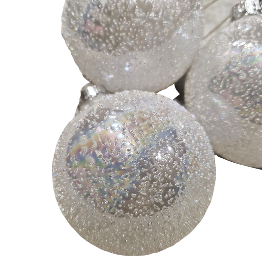 Radiant Transparent Color Christmas Ornament - Timeless Beauty for Your Tree, Stunning Holiday Decor Piece