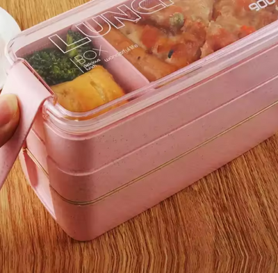 3 layers lunch box