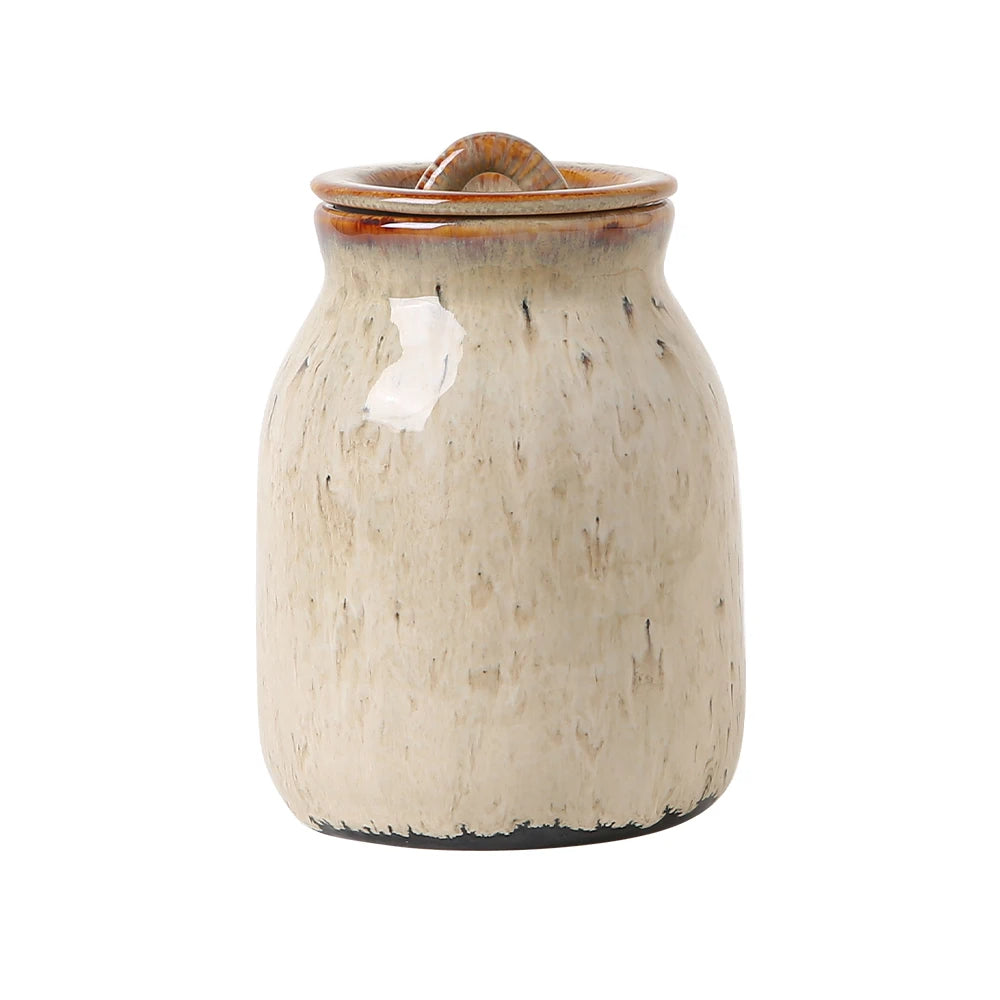 Eco-Friendly Beige Kitchen Storage Canister – 1182ml