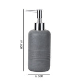 Modern Slate sandstone liquid soap dispenser grey