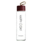 Stylish Frostglass water bottle burgandy 350ml