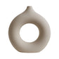 Contemporary Decoration Handmade Plant Circular Wedding Vase Nordic Ceramic Vase