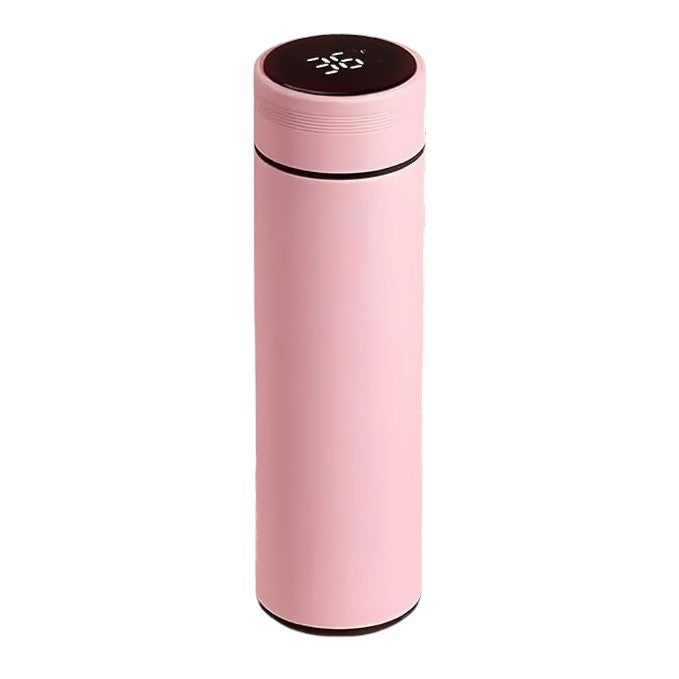 Glow Flow LED Display Water Bottle 500ml Pink