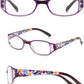 +250 Reading Glasses – Trendy Purple Frames – Perfect for Comfortable Reading and Everyday Use – Ideal for Those with +250 Prescription Strength