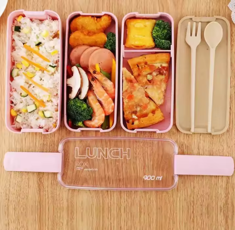 3 layers lunch box