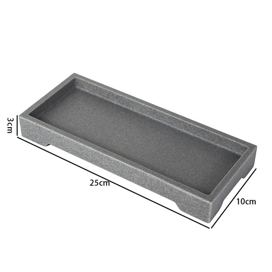 Modern Slate sandstone resin tray grey