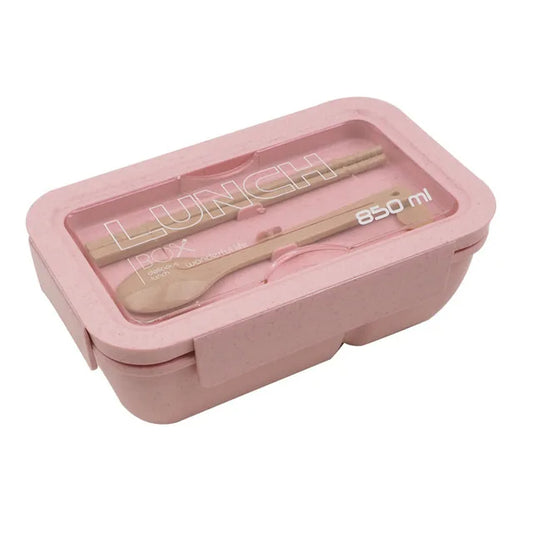 Single Layer Wheat Straw Lunch boxes 850ml