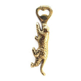 Wild Elegance Tiger Aluminium Bottle Opener in Gold - Stylish and Functional Kitchen Accessory - Perfect for Effortless Bottle Opening with a Touch of Wild Charm for Your Home Bar or Kitchen