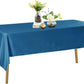 100% Cotton Pastoral Tablecloth – 130x300cm, Sky Blue, Soft & Durable, Farmhouse Dining Table Cover, Rustic Boho Style, Machine Washable, Perfect for Home, Weddings, Parties & Holiday Decorations