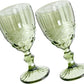 Green French Vintage Wine Glass – Elegant Crystal Stemware – Classic Design with Rich Green Hue – Perfect for Serving Wine, Cocktails, or Special Occasions – Timeless, Sophisticated Addition to Your Glassware Collection