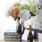 White Hydrangea Silk Flowers - Realistic Artificial Hydrangea Bouquet for Home Decor, Wedding Arrangements, Centerpieces, Floral Displays & DIY Crafts – Faux Hydrangea Stems with Lifelike Petals & Vibrant Colors