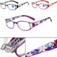 +250 Reading Glasses – Trendy Purple Frames – Perfect for Comfortable Reading and Everyday Use – Ideal for Those with +250 Prescription Strength