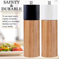 Pepper grinder set – elegant and durable mills with adjustable grind settings, perfect for fresh spice grinding, made from high-quality materials for long-lasting use, ideal for kitchen and dining table seasoning.