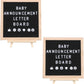 Black Felt Menu Letterboard 30.5x30.5cm – Stylish and Versatile Letterboard for Displaying Menus, Quotes, or Messages – Perfect for Restaurants, Cafes, or Home Décor with Customizable Letters