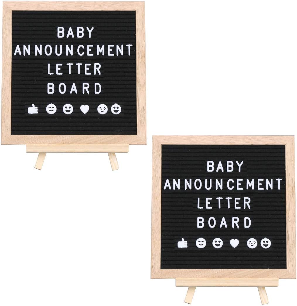 Black Felt Menu Letterboard 30.5x30.5cm – Stylish and Versatile Letterboard for Displaying Menus, Quotes, or Messages – Perfect for Restaurants, Cafes, or Home Décor with Customizable Letters