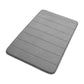 Memory Foam non slip bathroom mat 60x90cm Grey