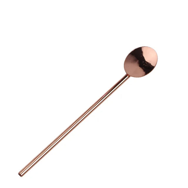 Sip Straw gold changing straw gold drinking straw spoon