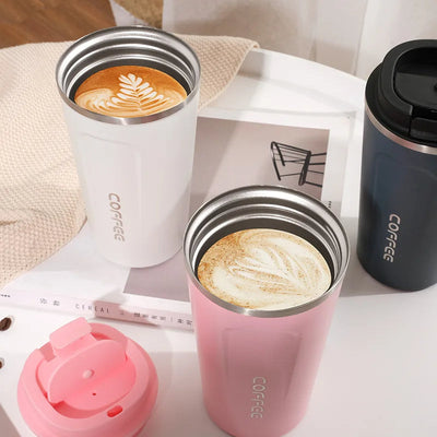 Smartsip temperature display Reusable coffee mug pink 500ml