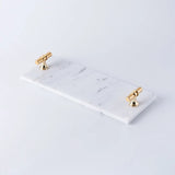 Bathroom Accessories Marble Soap Draining Tray Supplies Bathroom Decor Shower white