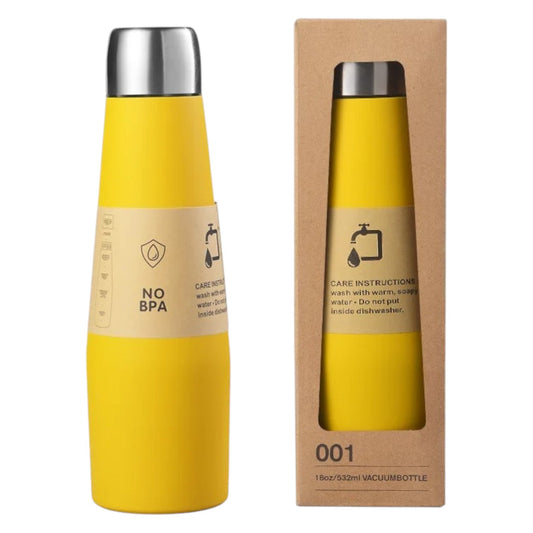 Hydrosteel 500ml Water Bottle yellow