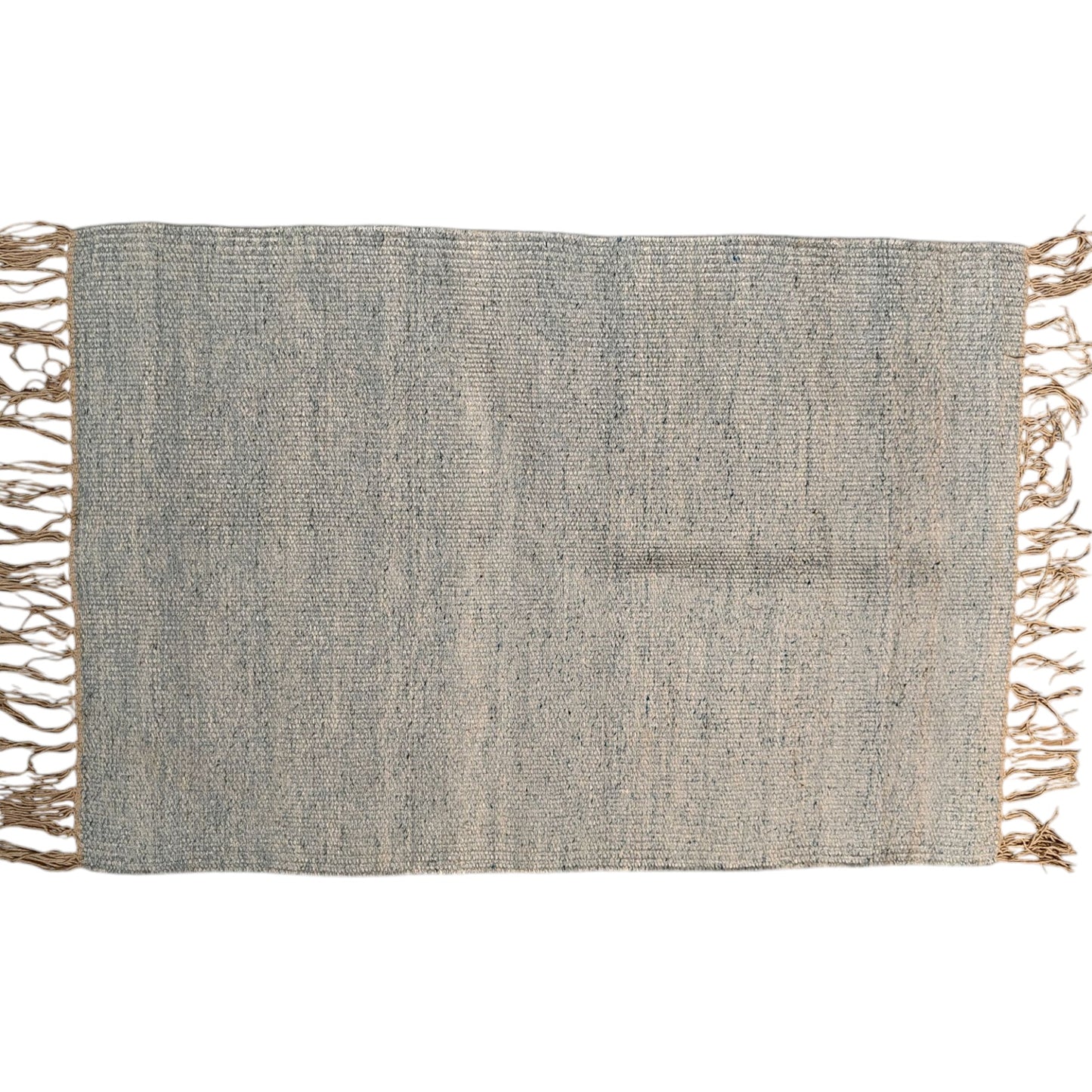 PAKRI GREY Rug 50x90cm – Handwoven Wool & Cotton Blend, Stylish & Durable – Perfect for Living Room, Bedroom, or Entryway – Eco-Friendly, Easy to Clean, Soft Texture, Minimalist Grey Accent