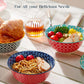 Ornaments bowl 15.2cm Blue/Red