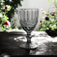 Gray French Vintage Wine Glass – Elegant Crystal Stemware – Classic Design with Soft Gray Hue – Perfect for Serving Wine, Cocktails, or Special Occasions – Timeless, Sophisticated Addition to Your Glassware Collection