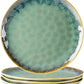 Sea Green 20cm Embossed Round Plate - Elegant Ceramic Plate with Embossed Design - Perfect for Serving Meals, Desserts, or Appetizers - Ideal for Adding a Fresh, Vibrant Touch to Your Tableware Collection