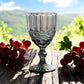 Gray French Vintage Wine Glass – Elegant Crystal Stemware – Classic Design with Soft Gray Hue – Perfect for Serving Wine, Cocktails, or Special Occasions – Timeless, Sophisticated Addition to Your Glassware Collection