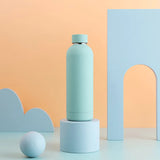 Vacuum Thermos sport water bottles 750ml Light Blue