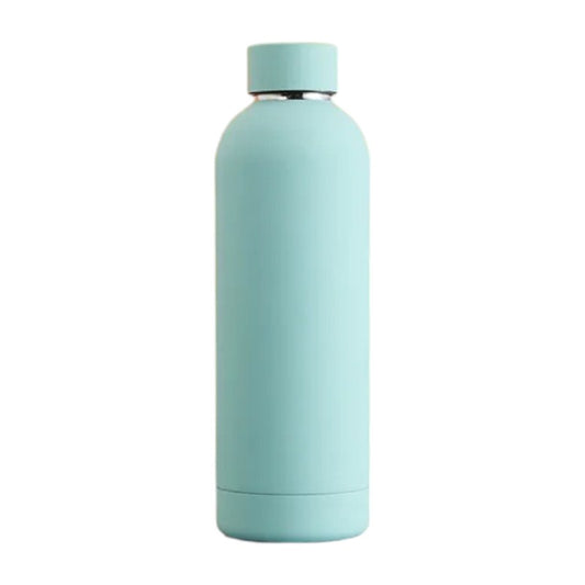 Vacuum Thermos sport water bottles 350ml Light Blue