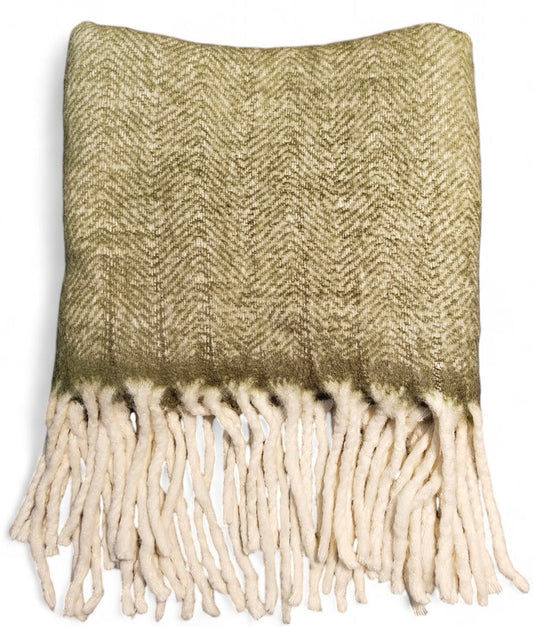 KALAMBOLI Blanket 130x170cm - Soft Wool Blend (80% Wool, 20% Nylon), Lightweight & Durable Throw, Cozy Warmth for All Seasons, Ideal for Bed, Couch, or Travel, Easy Care
