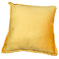 Crushed Velvet Cushion Yellow 45x45cm - Luxurious Decorative Pillow for Vibrant Home Accents