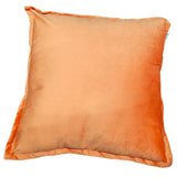 Crushed Velvet Cushion Orange 45x45cm - Vibrant Decorative Pillow for Stylish Home Decor