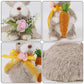 Floral Garden Small Bunny - 2 Assorted Designs - Cute and Charming Decorative Bunnies for Spring or Easter Decor - Perfect for Home, Garden, or Seasonal Displays