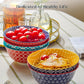 Ornaments bowl 15.2cm Red/Yellow