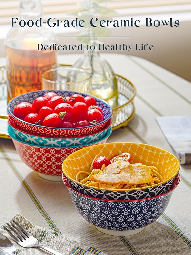 Ornaments bowl 15.2cm Yellow/Red