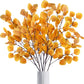 Colorful apple leaf (yellow) – vibrant and realistic decorative foliage, perfect for floral arrangements, home décor, and seasonal displays, adds a warm and natural touch to vases, wreaths, and centerpieces.