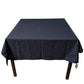 VASAI Charcoal Grey Table Cloth, 160x250cm, 100% Cotton - Stylish Dining Essential for Any Occasion