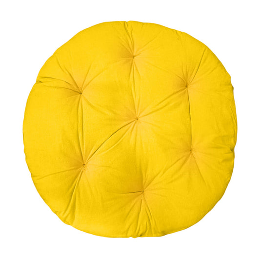 Comfortable Yellow Chair Pad 40x5cm - Soft Cotton Cushion for Stylish and Supportive Seating