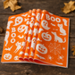 Halloween Paper Party Tableware Set – 12 Paper Cups (7.5x8.5x5.3cm), 12 Paper Plates (7-inch), 20 Paper Napkins (33x33cm) – Spooky Disposable Table Decor for Halloween Parties & Celebrations